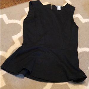 HM texture peplum tank